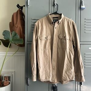 Carhartt Men's Loose Fit Midweight Chambray Long-Sleeve Shirt size medium